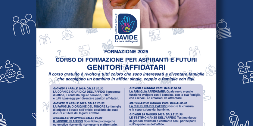 CORSO DI FORMAZIONE PER ASPIRANTI E FUTURI GENITORI AFFIDATARI