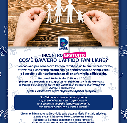 Incontro Gratuito: “Cos’è davvero l’affido familiare?”