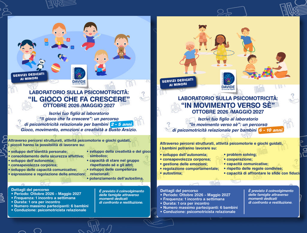 Tornano i laboratori di Psicomotricità Relazionale: al via la seconda edizione.